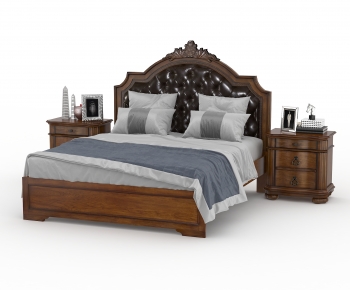 American Style Double Bed-ID:553988939