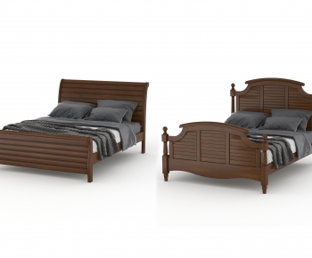 Modern Double Bed-ID:203174116