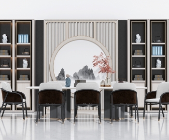 New Chinese Style Dining Table And Chairs-ID:166500091