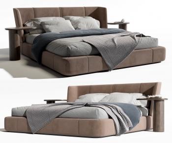 Modern Double Bed-ID:859605076