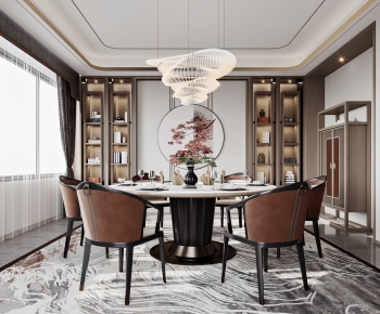 New Chinese Style Dining Room-ID:237036948