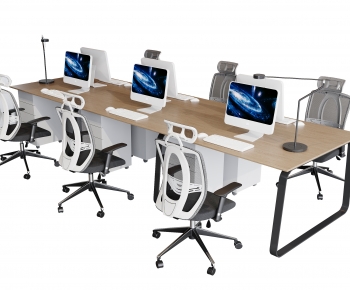 现代办公桌椅组合-ID:251019005