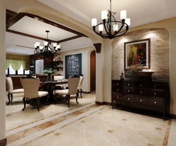 American Style Dining Room-ID:428829217
