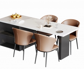 Modern Dining Table And Chairs-ID:399437906