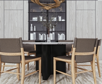 Modern Dining Table And Chairs-ID:631778961