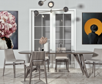 Modern Dining Table And Chairs-ID:208484894