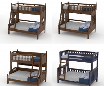 Modern Bunk Bed-ID:523400315