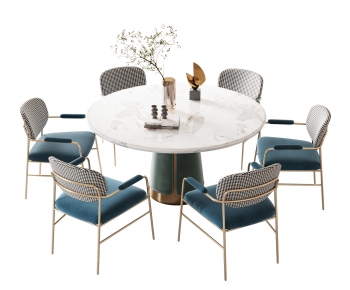 Modern Dining Table And Chairs-ID:637027983