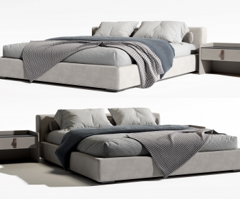 Modern Double Bed-ID:268999107