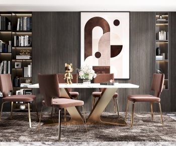 Modern Dining Table And Chairs-ID:249357941