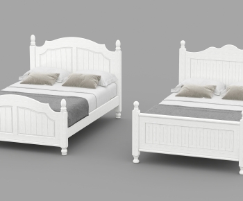 Simple European Style Double Bed-ID:413610927