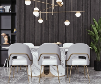 Modern Dining Table And Chairs-ID:787518986