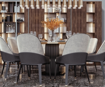 Modern Dining Table And Chairs-ID:730351929