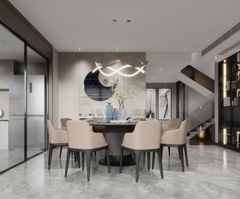 Modern Dining Room-ID:833657988