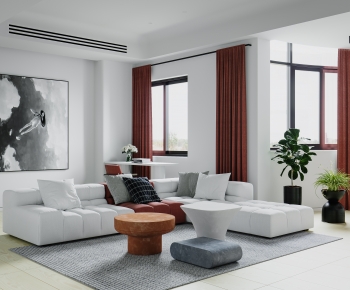 Modern A Living Room-ID:754168993