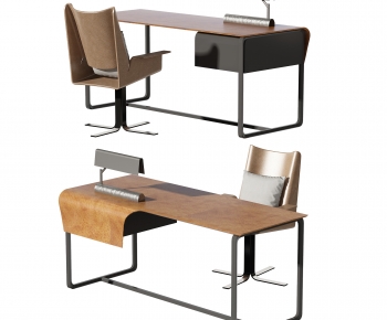 Modern Computer Desk And Chair-ID:865920078