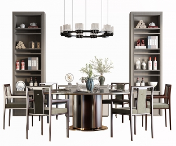 New Chinese Style Dining Table And Chairs-ID:179929977