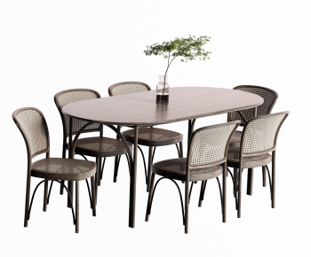 Modern Dining Table And Chairs-ID:352580515