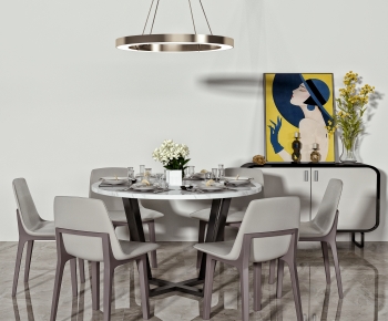 Modern Dining Table And Chairs-ID:795325993