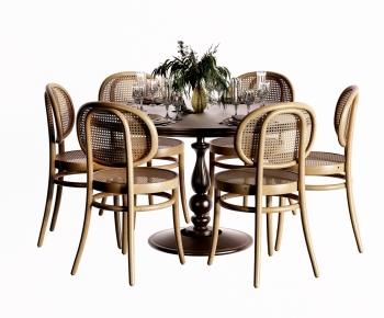 Nordic Style Dining Table And Chairs-ID:455255998