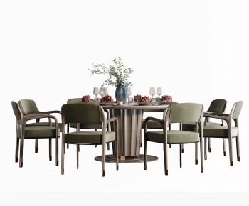 New Chinese Style Dining Table And Chairs-ID:512211085