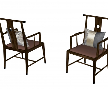 New Chinese Style Single Chair-ID:156687974