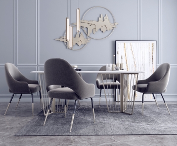 Modern Dining Table And Chairs-ID:256929449