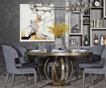 Modern Dining Table And Chairs-ID:211885932