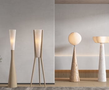 Wabi-sabi Style Floor Lamp-ID:528266912