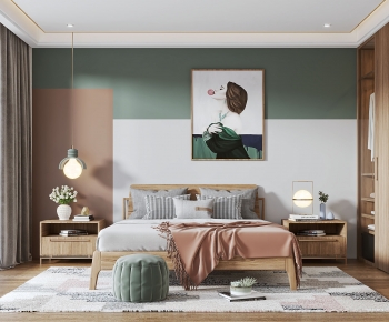 Nordic Style Bedroom-ID:620950945