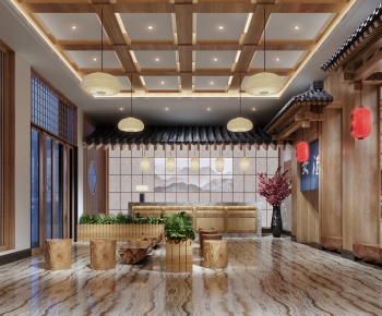 New Chinese Style Hotel Space-ID:542815926