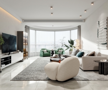 Modern A Living Room-ID:609244117