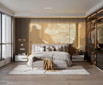 New Chinese Style Bedroom-ID:316451074