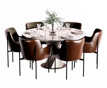 Modern Dining Table And Chairs-ID:592530978