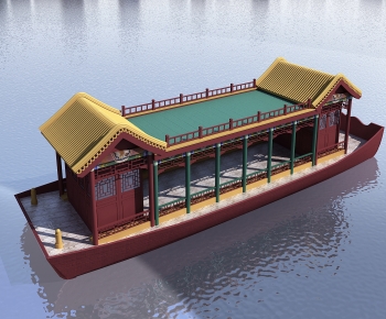中式古建观光船-ID:324038982