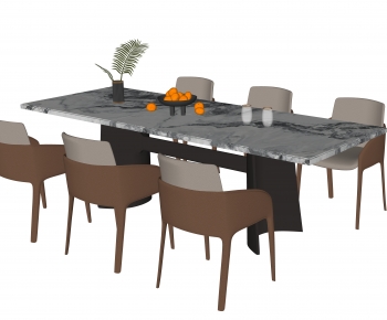 Modern Dining Table And Chairs-ID:699680095