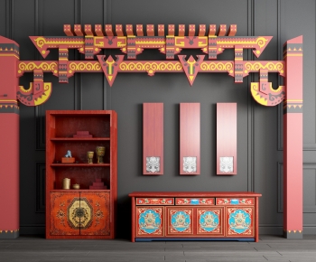 Chinese Style Door-ID:206736099