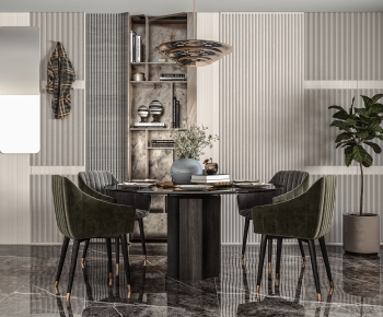 Modern Dining Table And Chairs-ID:169902095