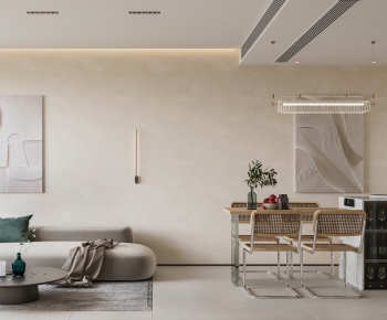 Wabi-sabi Style A Living Room-ID:159821034