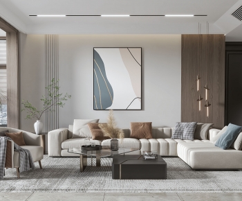 Modern A Living Room-ID:553066974