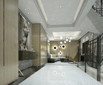 New Chinese Style Hallway-ID:112005951
