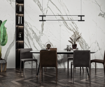 Modern Dining Table And Chairs-ID:963423017