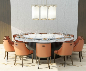 New Chinese Style Dining Table And Chairs-ID:357945925