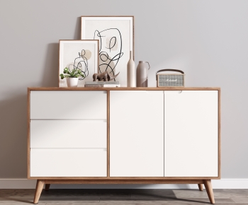 Nordic Style Side Cabinet-ID:655863051