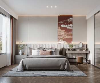 New Chinese Style Bedroom-ID:785598044