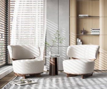 Wabi-sabi Style Lounge Chair-ID:853353985