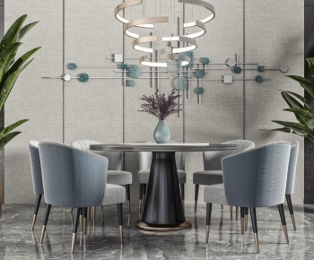 Modern Dining Table And Chairs-ID:798898941
