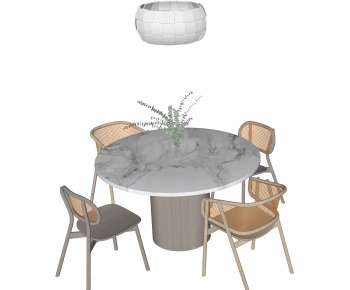 Modern Dining Table And Chairs-ID:756794933