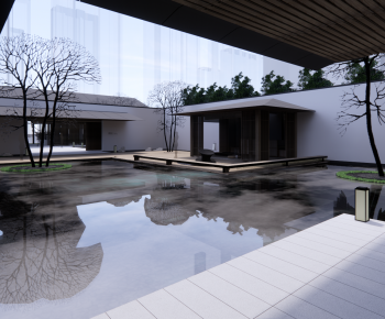 New Chinese Style Courtyard/landscape-ID:190130952