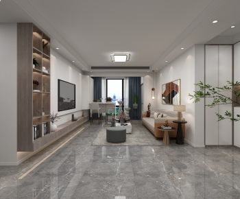 Modern A Living Room-ID:195642952